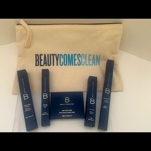 Beauty counter 5 piece kit & Travel Bag, New!
